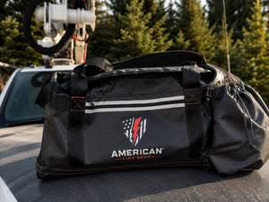 American Line Gear- Premium 90L Gear Backpack Duffel W/ Replaceable Bottom Liner