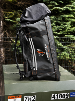 American Line Gear- Premium 90L Gear Backpack Duffel W/ Replaceable Bottom Liner